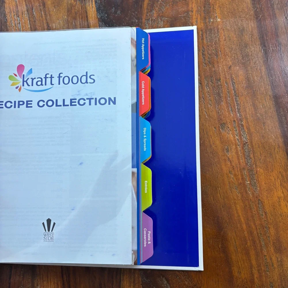 Kraft Foods Recipe Collection Binder Jell-O Velveeta Nabisco Cookbook 2012